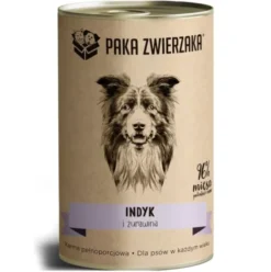 Paka Zwierzaka Indyk i żurawina Mokra karma dla psa op. 400g Pakiet 6szt.