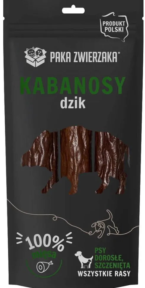 Paka Zwierzaka Kabanosy dzik dla psa op. 3szt.