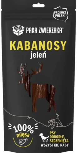 Paka Zwierzaka Kabanosy jeleń dla psa op. 3szt.