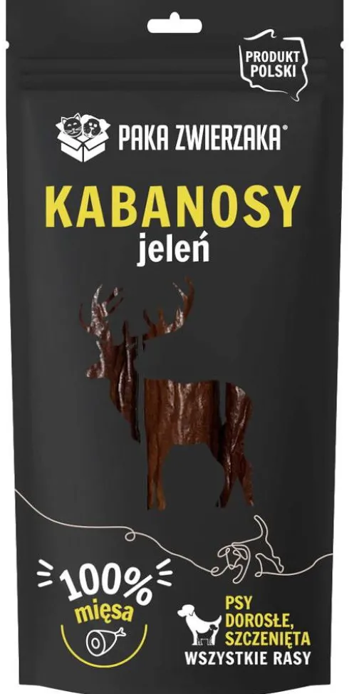 Paka Zwierzaka Kabanosy jeleń dla psa op. 3szt.