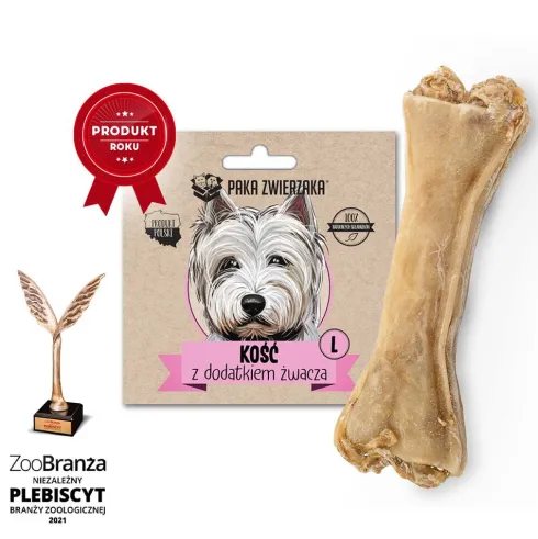 Paka Zwierzaka Kość z dodatkiem żwacza rozm. L dł. 13.5 cm
