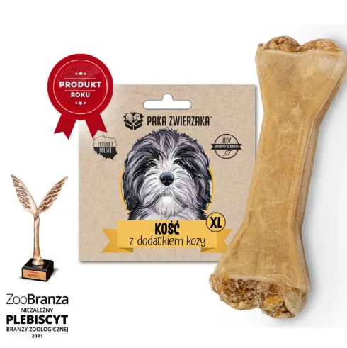 Paka Zwierzaka Kość z dodatkiem kozy rozm. XL dł. 17cm