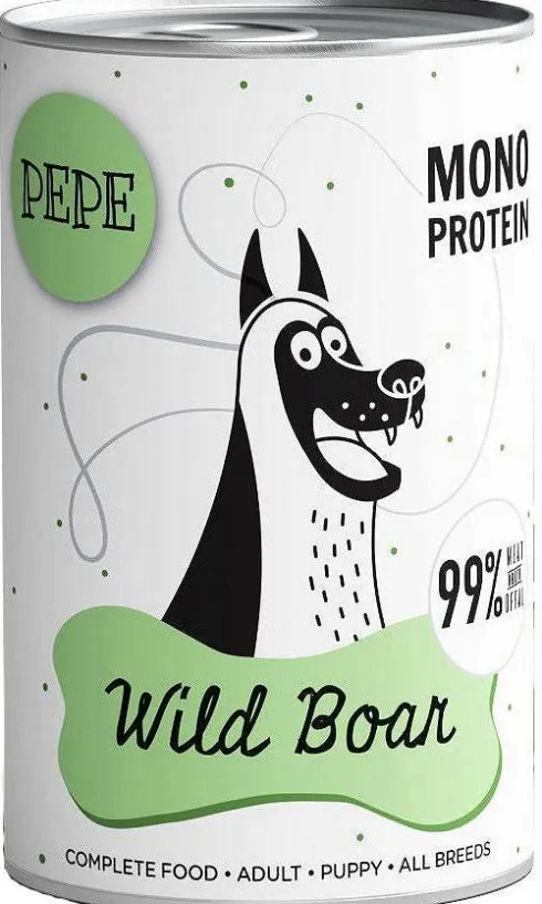 Paka Zwierzaka Pepe Dziczyzna Mokra karma dla psa op. 400g