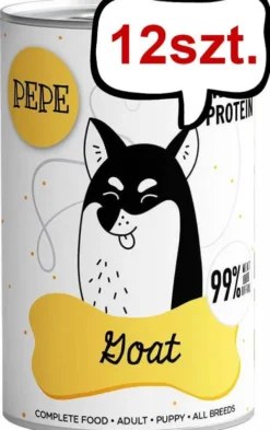 Paka Zwierzaka Pepe Kozina Mokra karma dla psa op. 400g Pakiet 12szt. + Worek bawełniany GRATIS