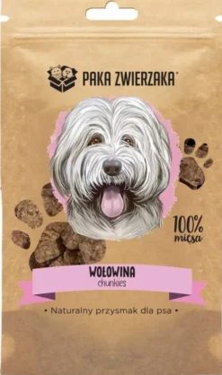 Paka Zwierzaka Przysmak Chunkies Wołowina dla psa op. 70g