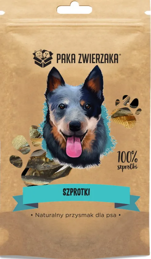 Paka Zwierzaka Przysmak Szprotki dla psa op. 60g