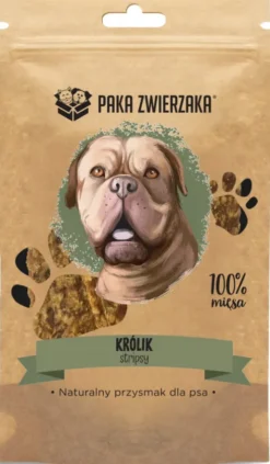Paka Zwierzaka Stripsy Królik dla psa op. 70g