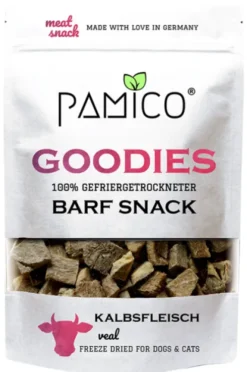 Pamico Goodies Freeze Dried Mięso cielęce Przysmaki liofilizowane dla psa i kota op. 50g