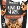 Pan Mięsko Adult Cielęcina z jeleniem w sosie Mokra Karma dla kota op. 85g Pakiet 12szt.