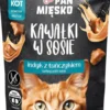 Pan Mięsko Adult Indyk z tuńczykiem w sosie Mokra Karma dla kota op. 85g