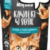 Pan Mięsko Adult Indyk z tuńczykiem w sosie Mokra Karma dla kota op. 85g Pakiet 12szt.