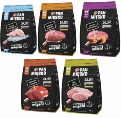 Pan Mięsko Pakiet degustacyjny Sucha Karma dla kota op. 5x400g