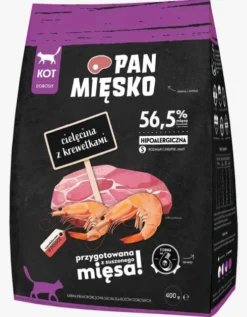 Pan Mięsko Pakiet degustacyjny Sucha Karma dla kota op. 5x400g
