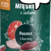 Pan Mięsko Pasztet z ziołami i kaczką Mokra Karma dla psa op. 400g Pakiet 12szt.