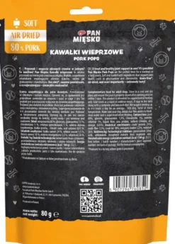 Pan Mięsko Przysmak Kawałki Wieprzowe dla psa op. 80g