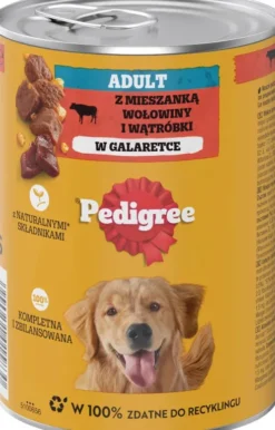 Pedigree Adult Wołowina w galaretce Mokra Karma dla psa op. 400g
