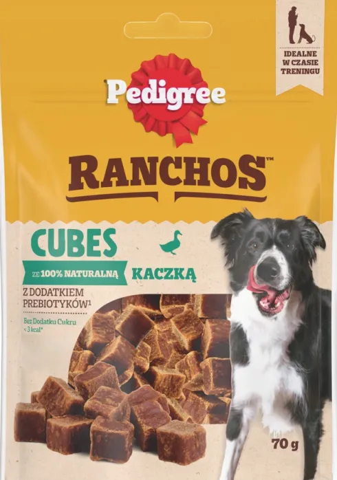 Pedigree Przysmak Ranchos Cubes z Kaczką dla psa op. 70g