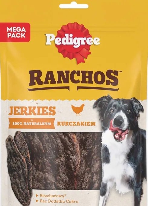 Pedigree Przysmak Ranchos Jerkies z Kurczakiem dla psa op. 180g WYPRZEDAŻ