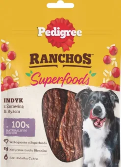 Pedigree Przysmak Ranchos Superfoods z Indykiem i żurawiną dla psa op. 70g