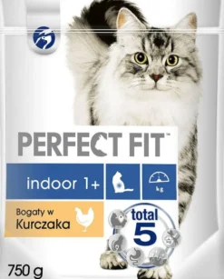 Perfect Fit Indoor 1+ Kurczak Sucha Karma dla kota op. 750g WYPRZEDAŻ