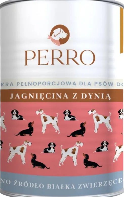 Perro Adult Jagnięcina z dynią Mokra Karma dla psa op. 400g
