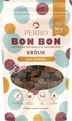 Perro BON BON Królik siła czystka Przysmaki dla psa op. 80g