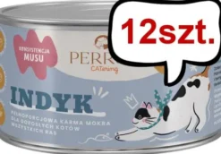 Perro CATering Indyk Mokra Karma dla kota op. 185g Pakiet 12szt.
