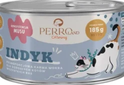 Perro CATering Indyk Mokra Karma dla kota op. 185g Pakiet 12szt.