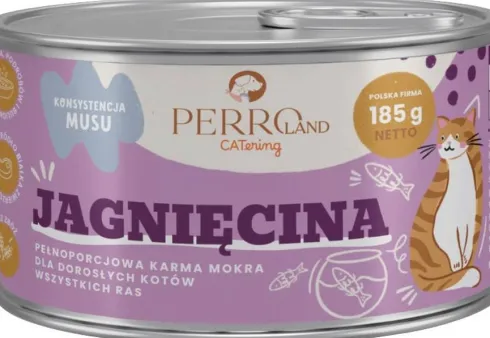 Perro CATering Jagnięcina Mokra Karma dla kota op. 185g