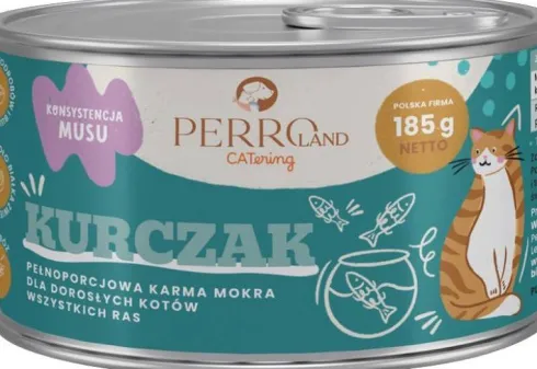 Perro CATering Kurczak Mokra Karma dla kota op. 185g