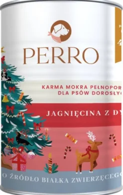 Perro Christmas Adult Jagnięcina z dynią Mokra Karma dla psa op. 400g