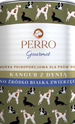 Perro Gourmet Adult Kangur z dynią Mokra Karma dla psa op. 400g