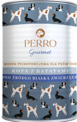 Perro Gourmet Adult Koza z batatami Mokra Karma dla psa op. 400g
