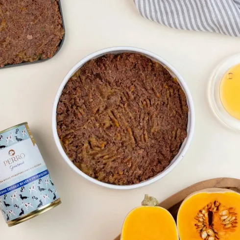 Perro Gourmet Junior Konina z Dynią Mokra Karma dla szczeniaka op. 400g Pakiet 6szt.