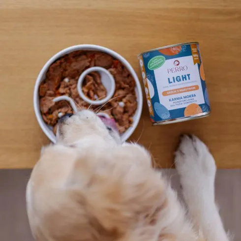 Perro Light Królik z warzywami Mokra Karma dla psa op. 400g