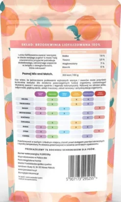 Perro Mix&Match Brzoskwinia Przysmaki liofilizowane dla psa op. 15g