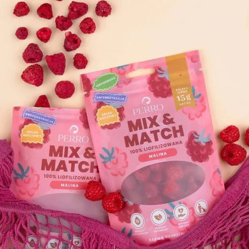 Perro Mix&Match Malina Przysmaki liofilizowane dla psa op. 15g