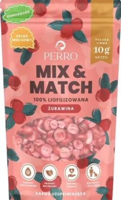 Perro Mix&Match Żurawina Przysmaki liofilizowane dla psa op. 10g