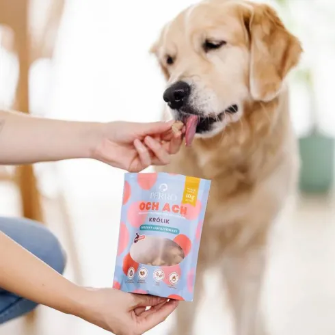 Perro OCH ACH Przysmaki liofilizowane z królikiem dla psa op. 40g