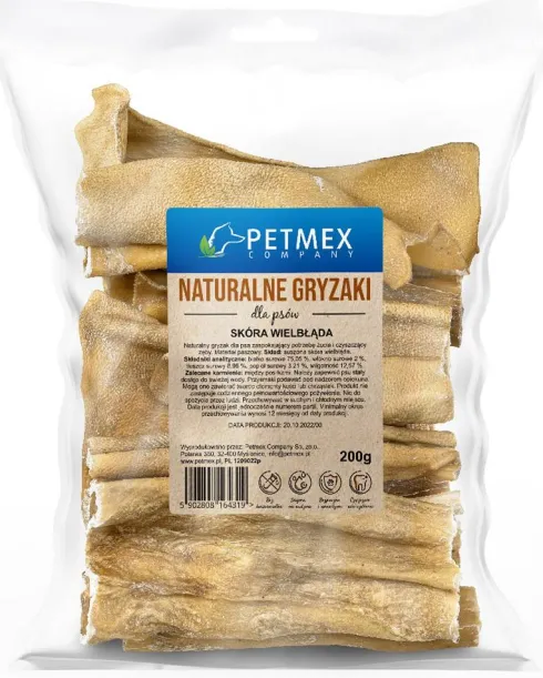 Petmex Przysmak Skóra wielbłąda dla psa op. 200g