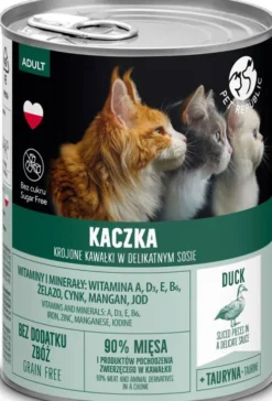 Pet Republic Adult Kaczka Mokra Karma dla kota 400g