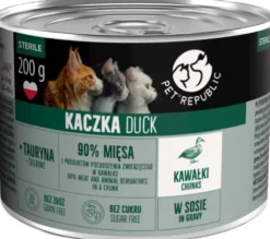 Pet Republic Adult Sterile Kaczka Mokra Karma dla kota 200g