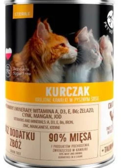 Pet Republic Adult Sterile Kurczak Mokra Karma dla kota 400g