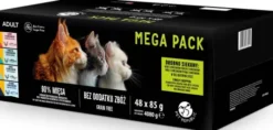 Pet Republic Mega Pack w sosie Mix Smaków Mokra Karma dla kota op. 48x85g [Data ważności: 30.01.2027]