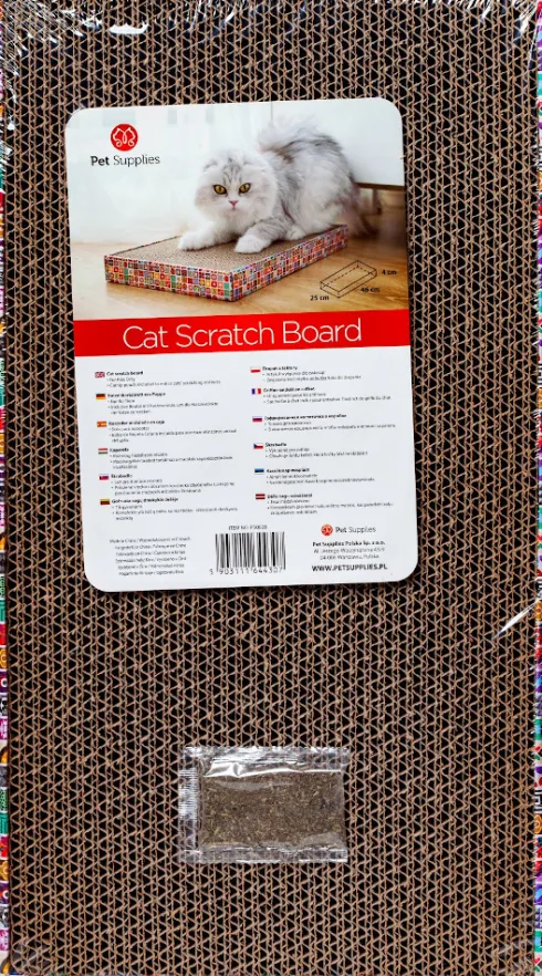 Pet Supplies Drapak kartonowy Scratch Board szeroki dla kota nr kat. PS-0628