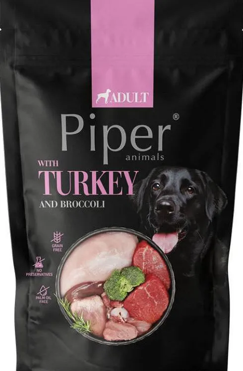 Piper Animals Adult Indyk z brokułem Mokra karma dla psa op. 500g