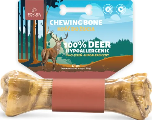 Pokusa Feel The Wild Chewing Bone Kość Jeleń dla psa dł. 17cm