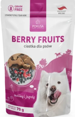 Pokusa Przysmak Berry Fruits owoce i zioła dla psa op. 70g