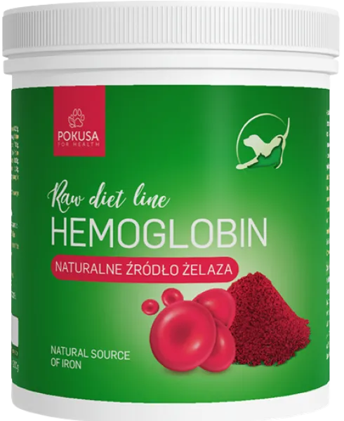 Pokusa RawDietLine Hemoglobin dla psa i kota op. 200g