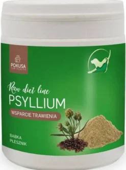 Pokusa RawDietLine Psyllium Babka Płeszcznik dla psa i kota op. 100g